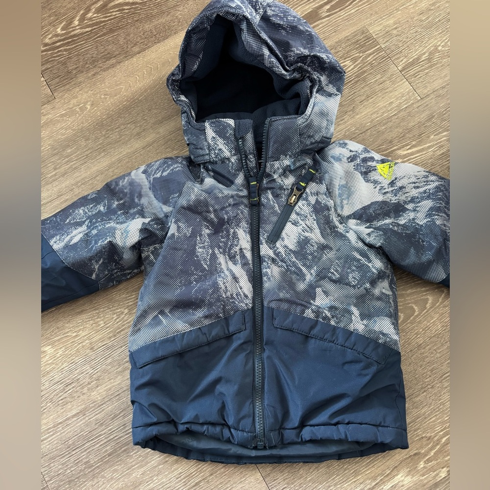 Snozu toddler boy 3T blue snow puffer coat jacket